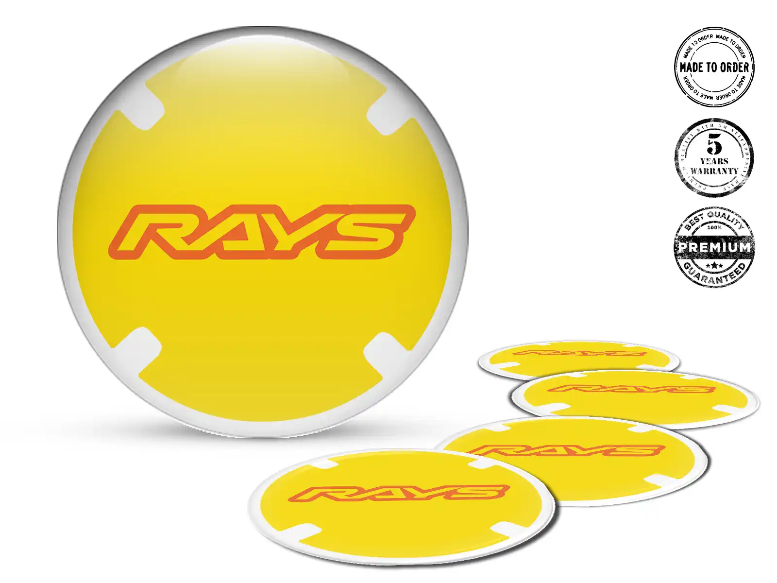 Rays Radplaketten Ausgabe Harzgewölbte Labels